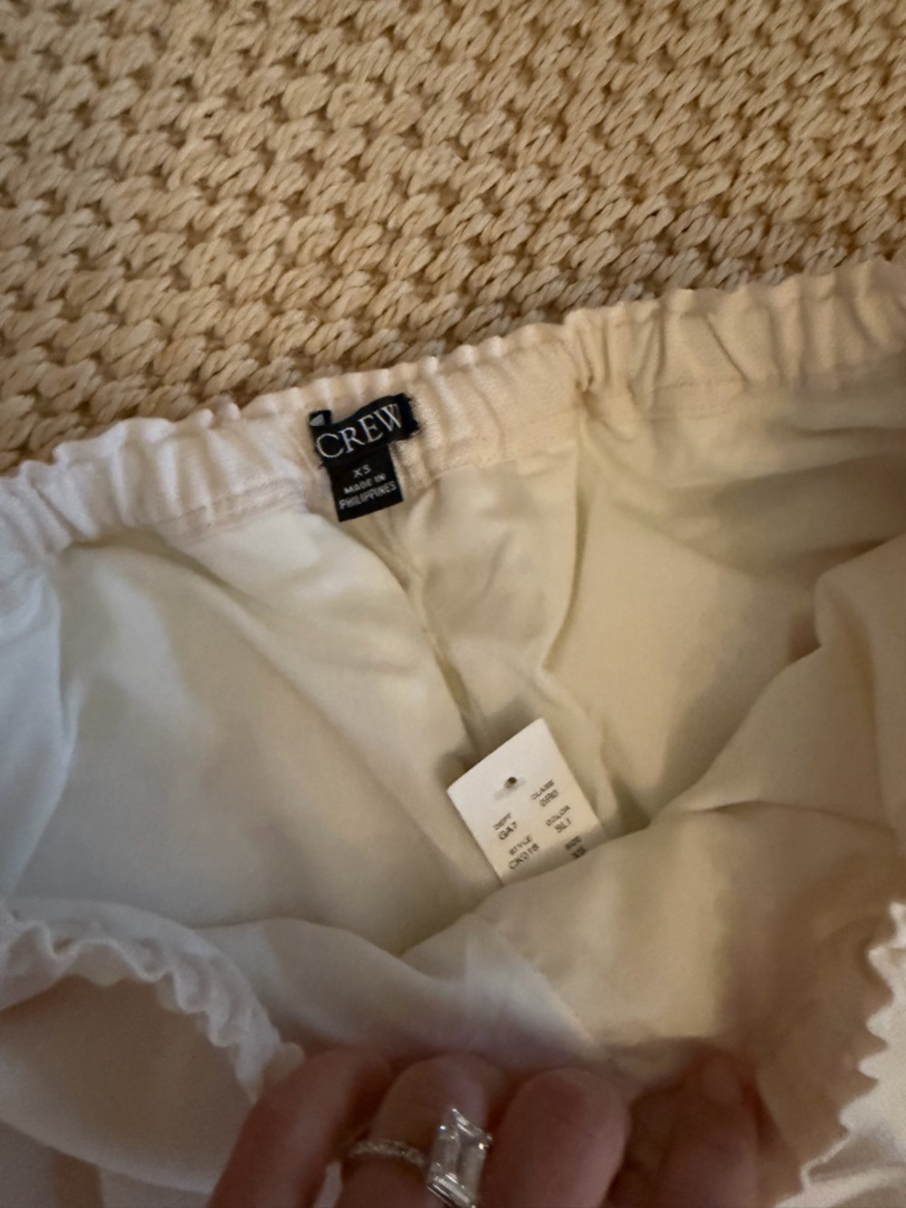 J. Crew Cream Stratus Pant - Picture 8 of 10